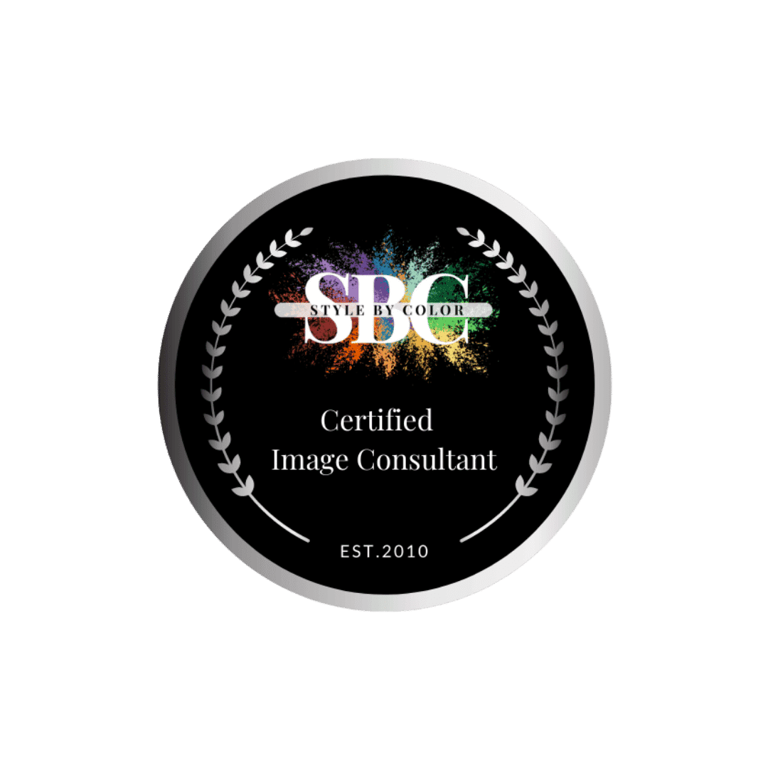 Badge for Style by Color Certified Image Consultant, established 2010.